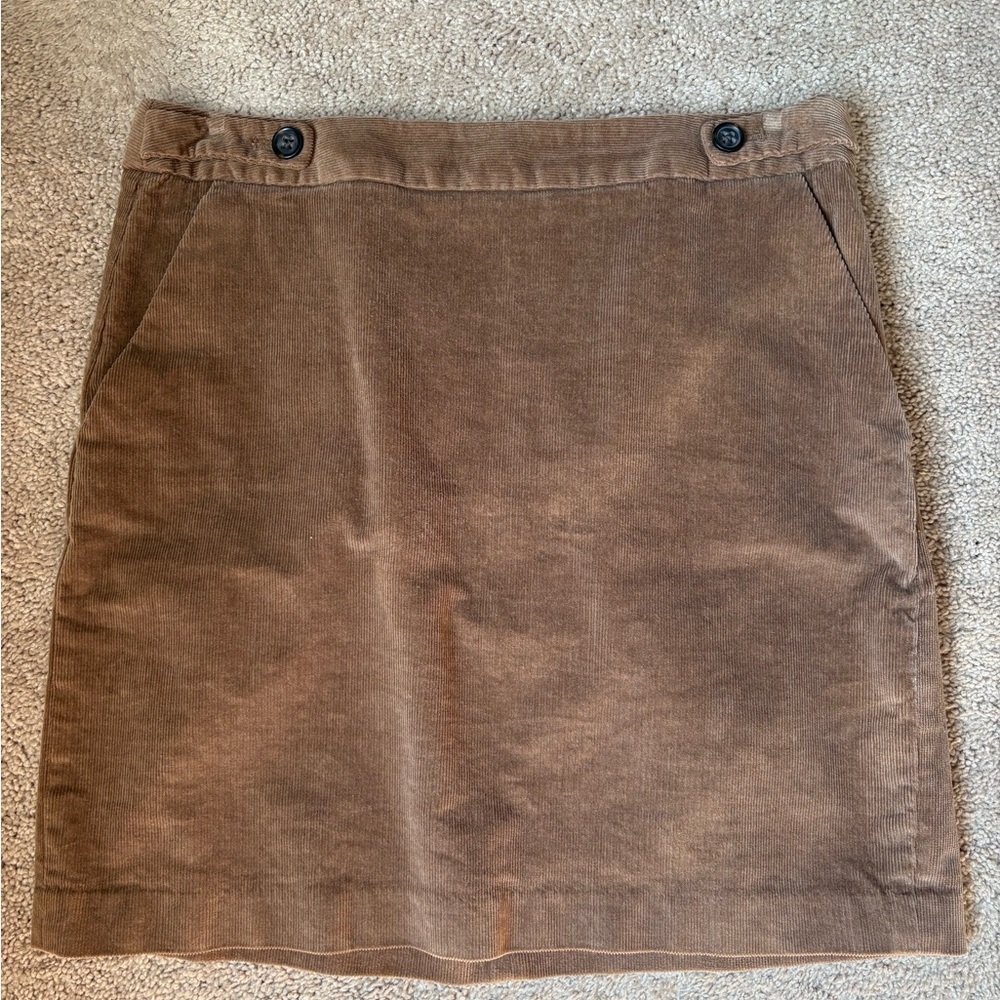 Banana Republic Brown Courdory Mini Pencil Skirt for Casual Wear
